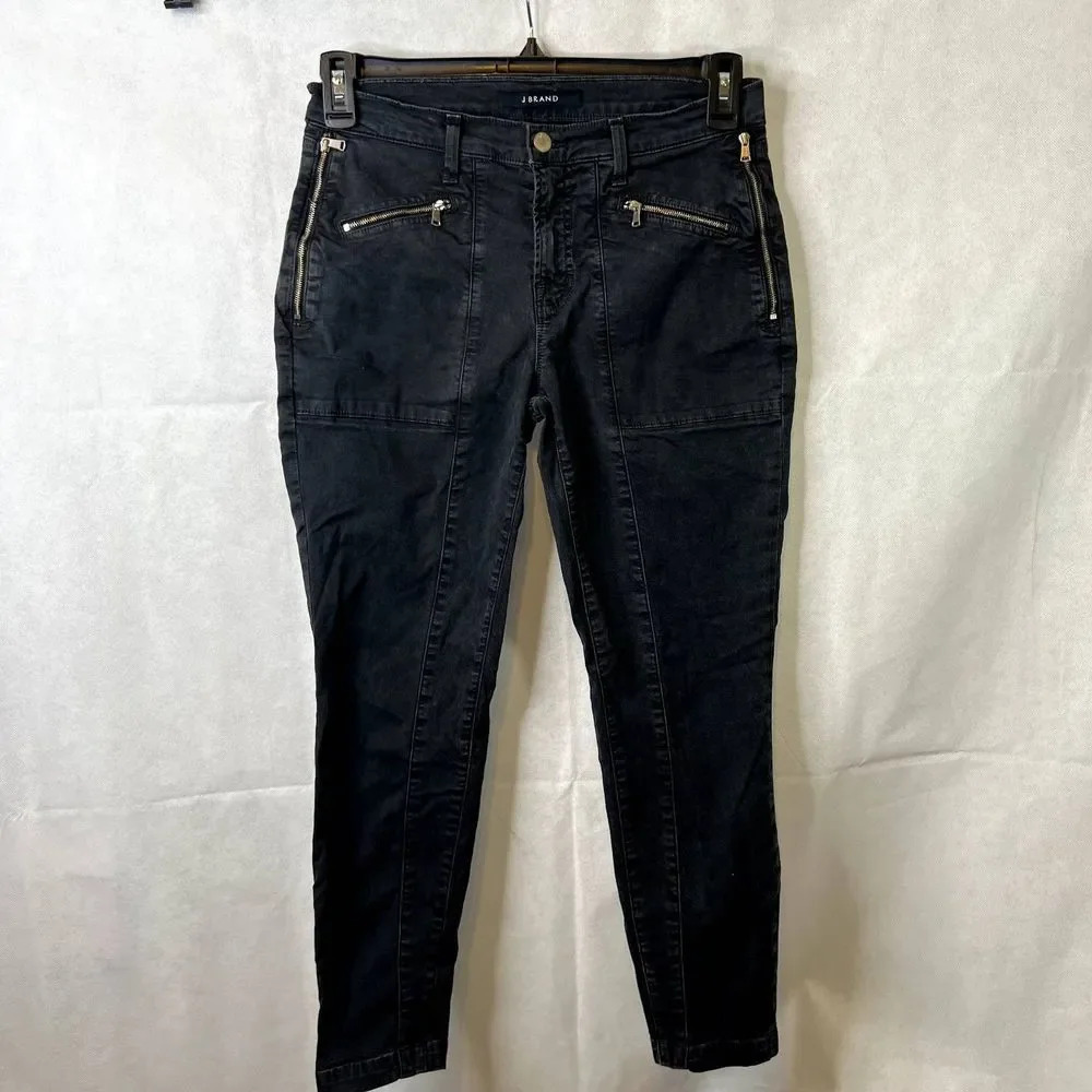 J Brand‎ Genesis Utility Black Pants Skinny Ankle Size 29 - Picture 10 of 10